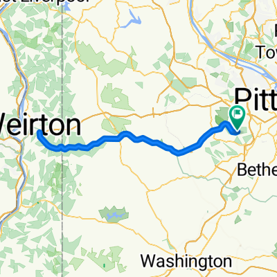 Walkers Mill Rd, Carnegie to Panhandle Trail, Oakdale