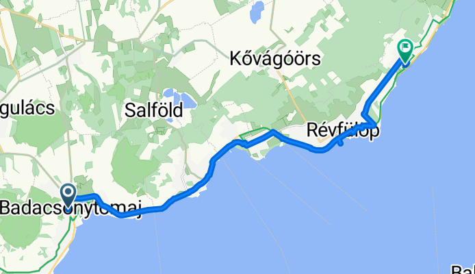 Balaton utca, Badacsonytomaj - Badacsonyi út, Balatonszepezd