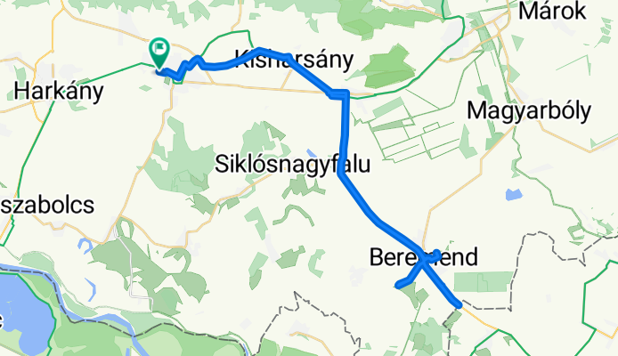 Siklós - Beremend - HR határ