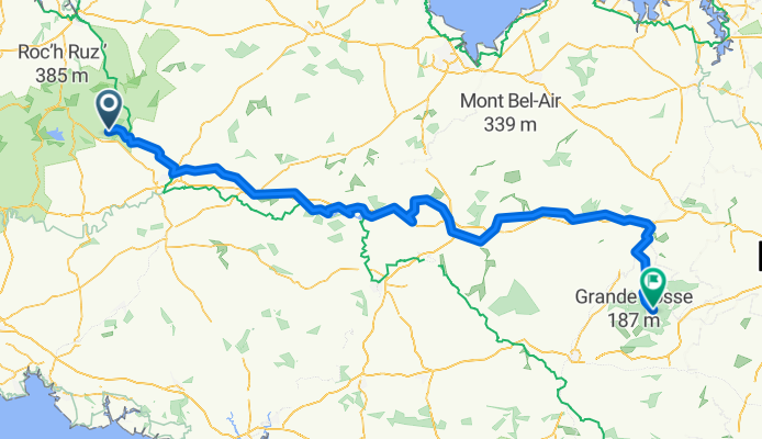 Von Huelgoat bis Saint-Caradec