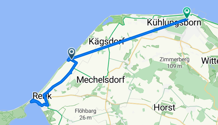 Meschendorfer Weg 3B nach Strandstraße 30C