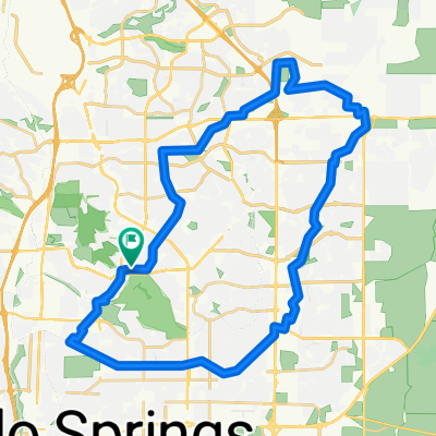 Route in Colorado Springs 9-27