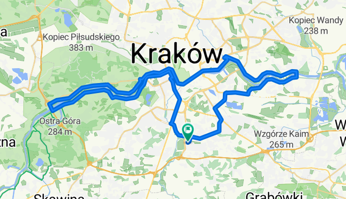 Daliowa 6A, Kraków do F Bujaka 5, Kraków