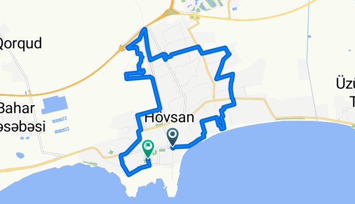 Intelligence ride aroung old Hovsan town.