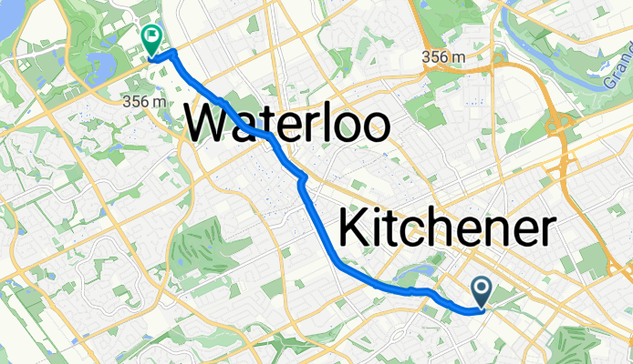Courtland Ave E, Kitchener to Regional Road 59, Waterloo