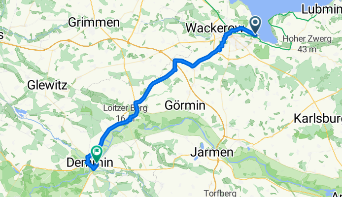 Rosenstraße nach An der Mühle