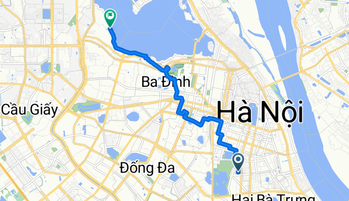 Route to Hanoi