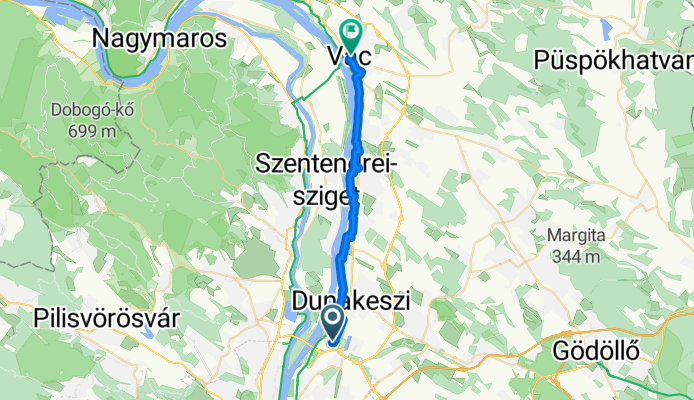 Pallag utca, Dunakeszi - Széchenyi utca, Vác