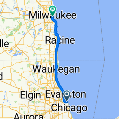 N Malden St, Chicago to Historic Third Ward, Milwaukee