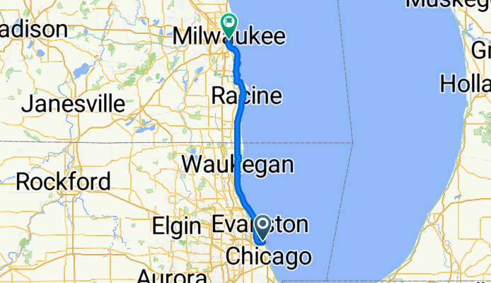 N Malden St, Chicago to Historic Third Ward, Milwaukee