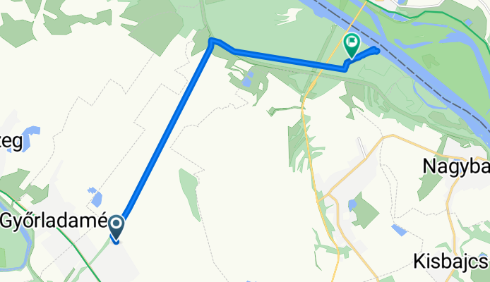 Széchenyi István utca - Névtelen Út