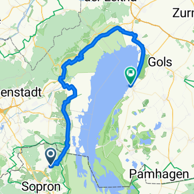 Gyöngyvirág utca, Ödenburg nach Podersdorf am See