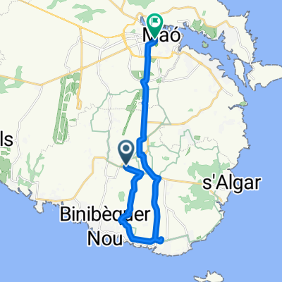 Carrer de S'ullestrar Torret, Sant Lluís a Carrer de Sant Roc, Mahón