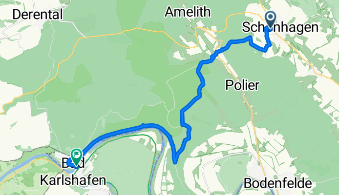 2. Teilstrecke zurück