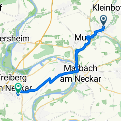 Adalbert-Stifter-Straße nach Uhlandstraße