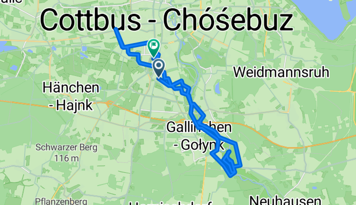 Vom-Stein-Straße, Cottbus nach Thiemstraße, Cottbus