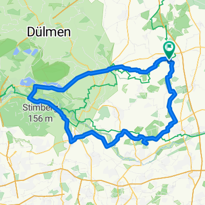 GPX Download: Blick auf Schloss Cappenberg – Wesel-Datteln-Kanal Runde von Ascheberg