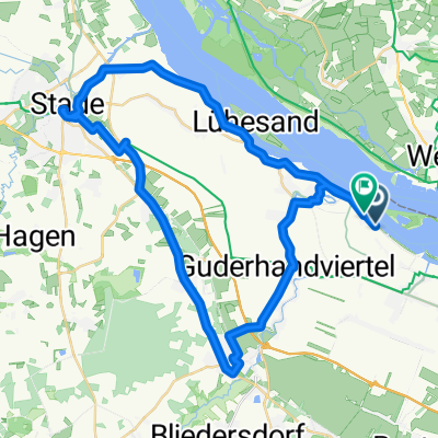 Neuenschleuse nach Burweg 1P