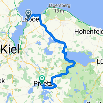 Laboe-Selent-Preetz 45km