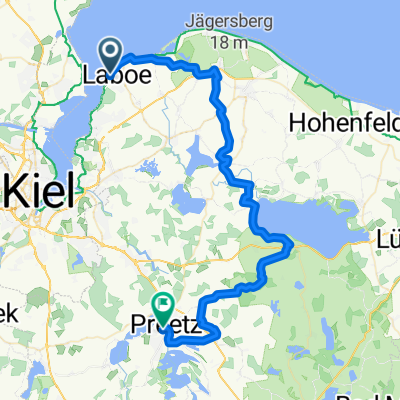 Laboe-Krokau-Selent-Preetz 47km