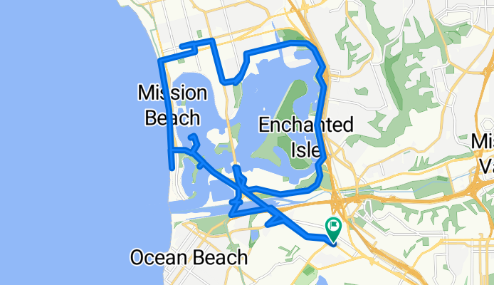Midway Dr, San Diego to Midway Dr, San Diego