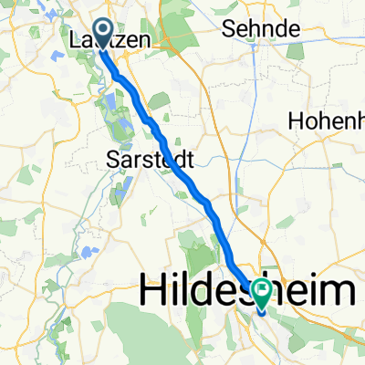 Ahornstraße nach Freiherr-vom-Stein-Straße