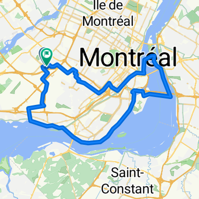 Boul Docteur-Frederik-Philips, Montréal to Boul Docteur-Frederik-Philips, Montréal