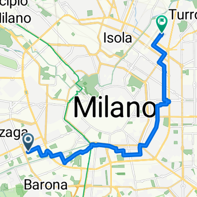 Via Filippo Brunelleschi, Milano a Via Nino Oxilia, Milano