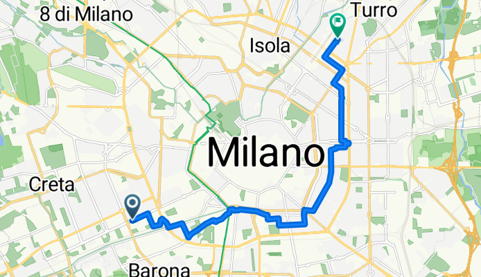 Via Filippo Brunelleschi, Milano a Via Nino Oxilia, Milano