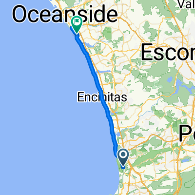 N Torrey Pines Rd, San Diego to Carlsbad Village, Carlsbad