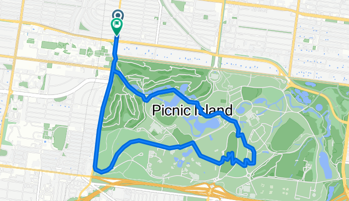 Skinker Boulevard to Skinker Boulevard