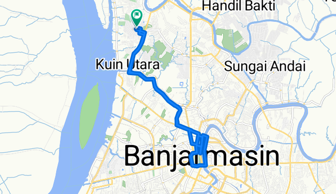 Blok B9 to Jalan HKSN Kompleks Amd Permai No.199