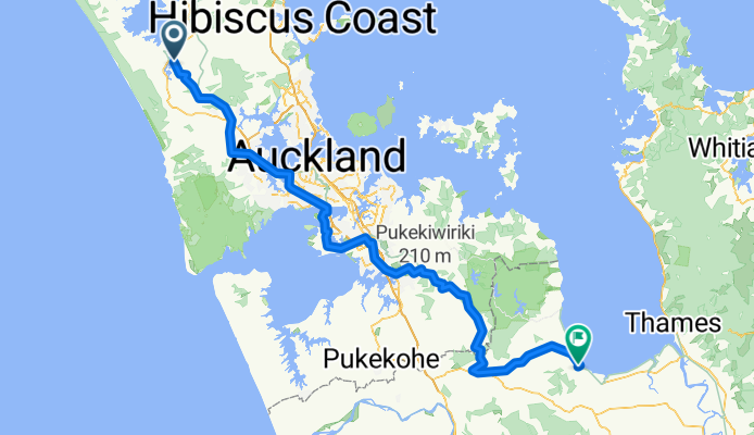 From Helensville to Pūkorokoro/ Miranda