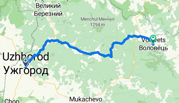 Stantsiina Street to Karpatska Street 56а