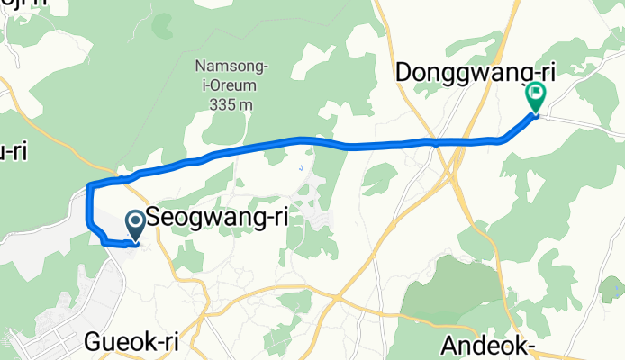 구억리, 서귀포시에서 신화역사로, 서귀포시까지