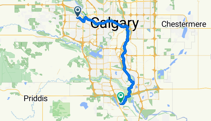 Coachway Gdns SW, Calgary to Walden Gate SE, Calgary