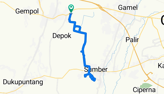 Moderate route