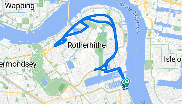 Enterprize Way, London to George Beard Road, London