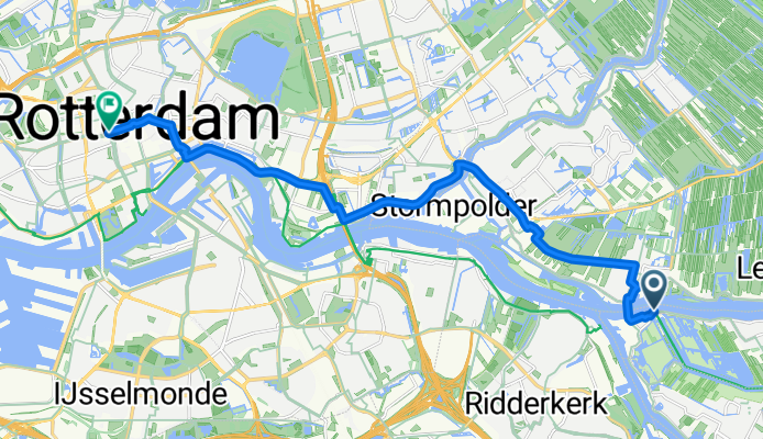 Nederwaard, Kinderdijk to Stationsplein, Rotterdam