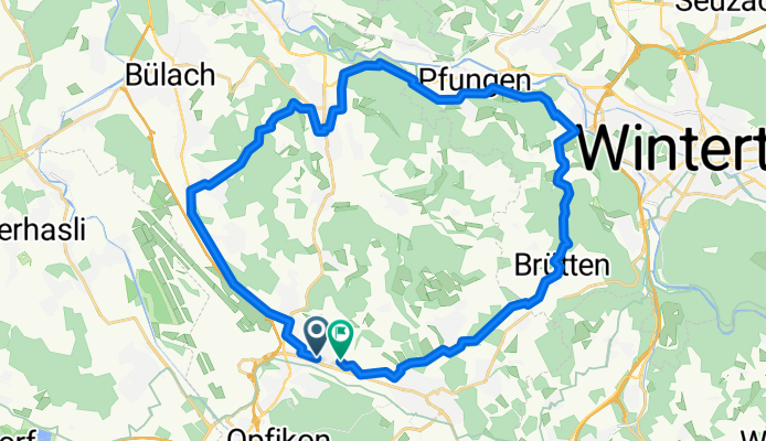 Bassersdorf Wald 34km - 2h