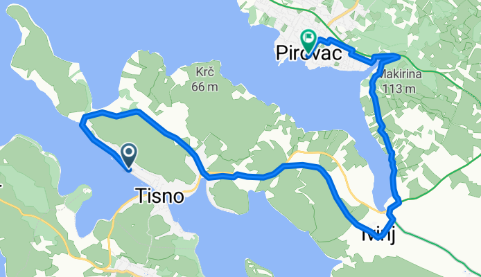 Put Jazine nach Trg Domovinskog Rata