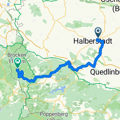 Warmholzberg, Halberstadt nach K 1356, Wernigerode