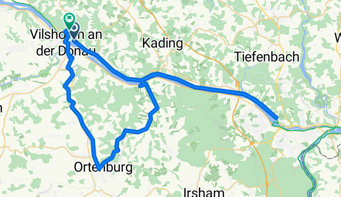 Vilshofen /Kachlett/Sandbach Fähre/Galla/Vilshofen