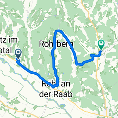 Fladnitz im Raabtal, Kirchberg an der Raab nach Edelsbach bei Feldbach, Edelsbach