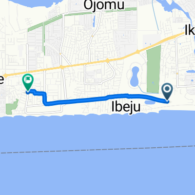 CGHR+M7 to Yemi Adetayo Street