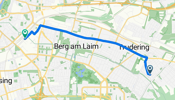 Bartholomäer Straße, München nach Atelierstraße, München