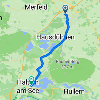 Auf der Flage, Dülmen nach Gartenstraße, Haltern am See