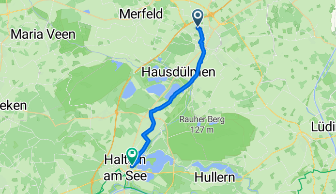 Auf der Flage, Dülmen nach Gartenstraße, Haltern am See