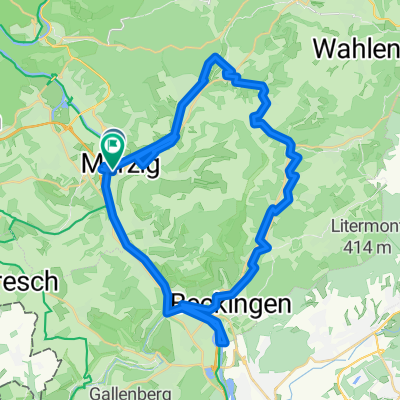 Zur Stadthalle nach Merziger Straße