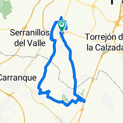 De Calle de la Piracanta a Calle de la Piracanta